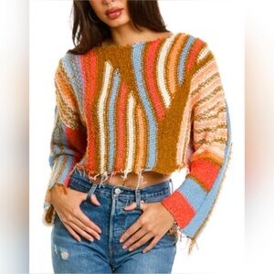Nwt striped knit sweater